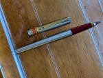 Vintage Steel Red Sailor Trident Fountain Pen