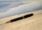 Montblanc Meisterstück Black Gold Trim Ballpoint Pen