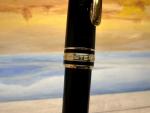 Montblanc Meisterstück Black Gold Trim Ballpoint Pen