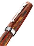 Montegrappa Mia Stainless Steel Rollerball Pen in Flaming Heart