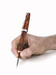 Montegrappa Mia Stainless Steel Rollerball Pen in Flaming Heart