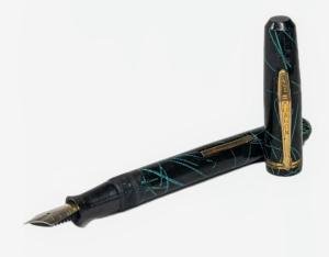 Vintage Paragon Celluloid Fountain Pen with Gold Nib