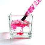 Teranishi GLAA-AQPU Aurora Glass Pen - Aqua Purple