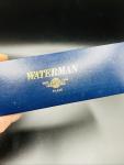 Vintage Waterman Laureat Fountain Pen Red Marble  Med Pt In Box