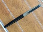 Vtg Black Steel  Montblanc 420 Style Fountain Pen - Steel M Nib