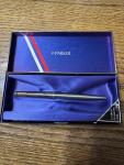 Vintage Parker 75 Ballpoint Pen Stainless Steel And Gold Trim - Near Perfect