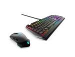 Alienware Genuine Mechanical Low-Profile RGB Keyboard AW510K with AW610M Wired/Wireless Gaming Mouse for Aurora R11 R10 Area 51m R2 M17 R3 Plus Notebook Pen Light (Dark Side of The Moon)