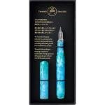 Teranishi Guitar Glass Pen - Aurora Jelly Blue
