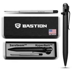 BASTION® Titanium Black Luxury Bolt Action Pen