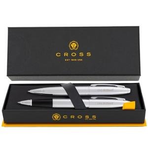 Cross Calais Engraved Chrome Gift Pen Set