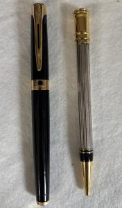 Set of 7 Luxury Ballpoint Pens: Pelican, Waterman, Parker