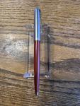 Parker 61 Jeweled Cap Red/Silver Ball Pen
