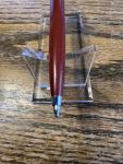 Parker 61 Jeweled Cap Red/Silver Ball Pen