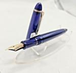 Sailor Dark Blue Sparkl Fountain Pen with Gold Nib