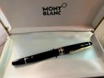 Montblanc Meisterstück Black Gold Trim Fountain Pen