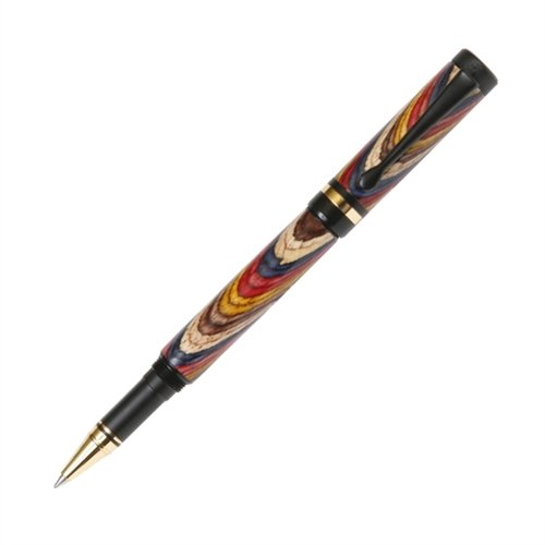 Lanier Luxury Rollerball Pen - Black Enamel Plating