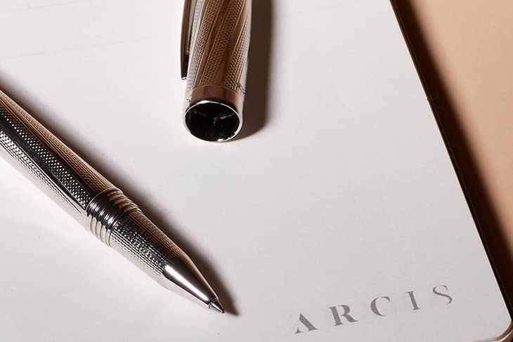 ARCIS Luxury Rollerball Pen in 925 Sterling Silver