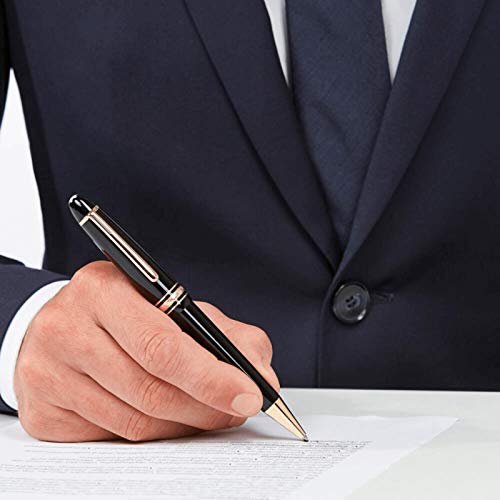 Montblanc 112673 Red Gold LeGrand Ballpoint Pen Luxe