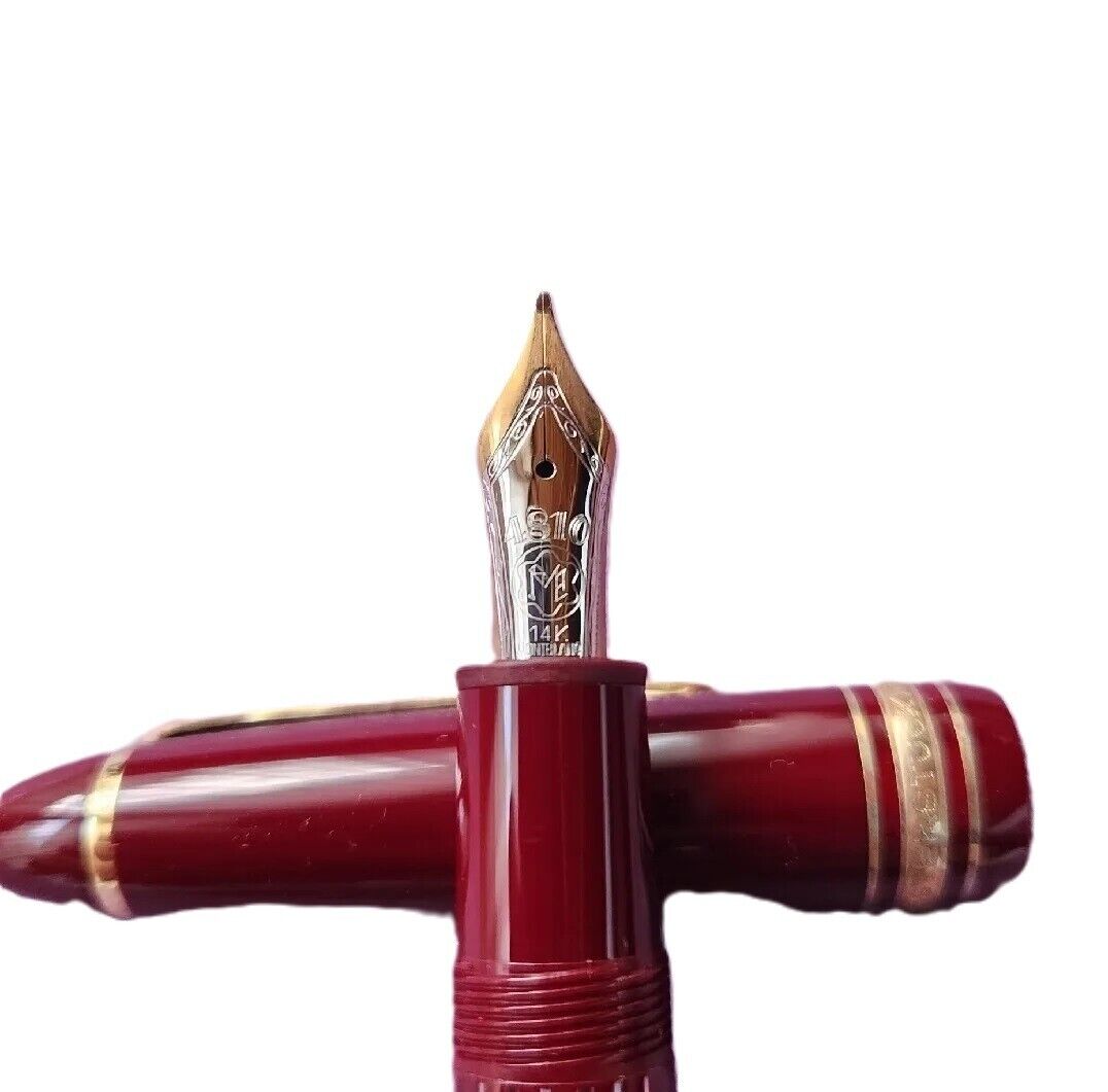 MONTBLANC Meisterstuck 145 Fountain Pen Bordeaux 14K