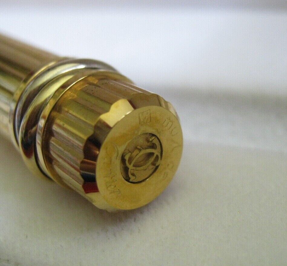 Cartier Trinity Godron Fountain Pen 18K Nib 379265