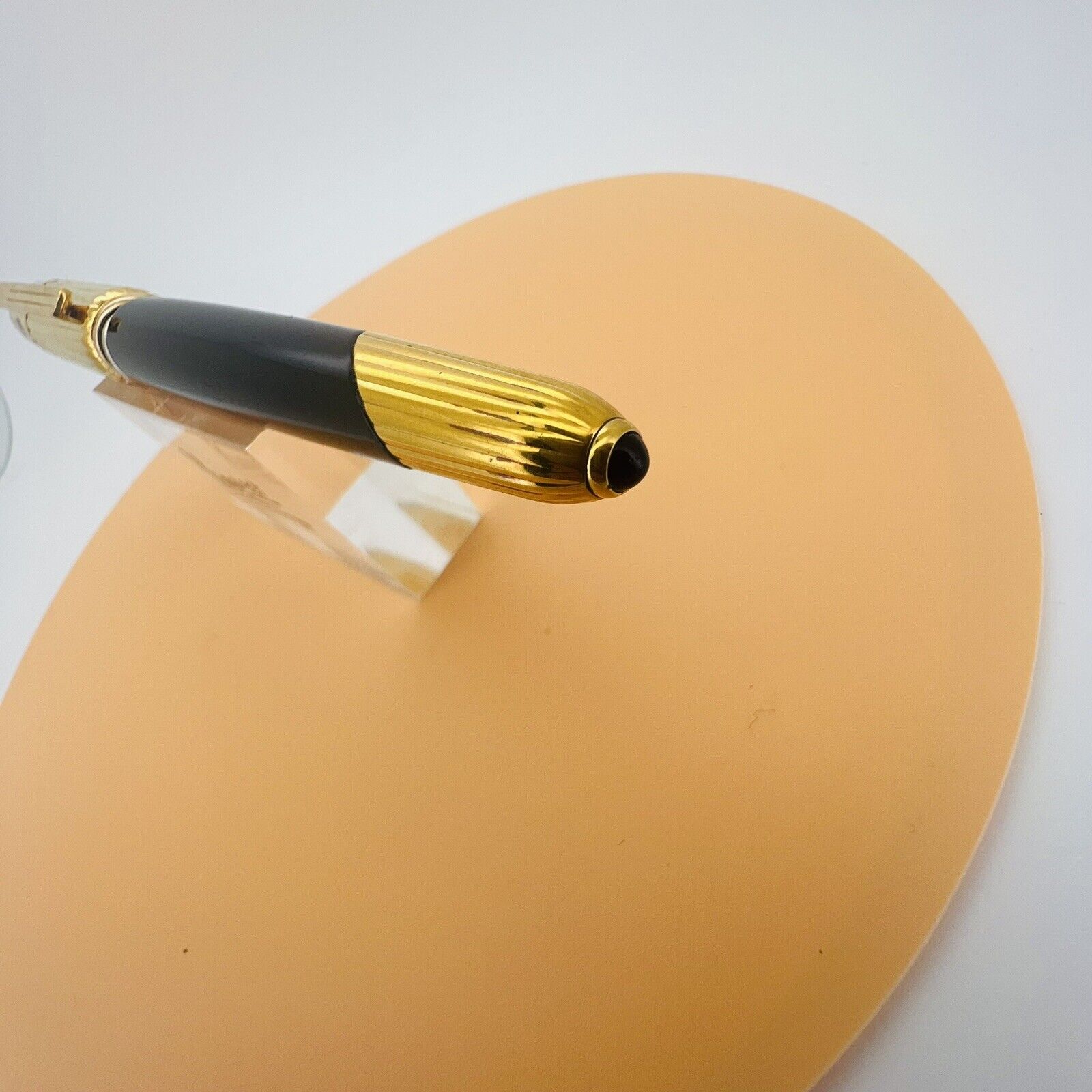 Cartier Panthere Black Gold Fountain Pen, 18K Nib