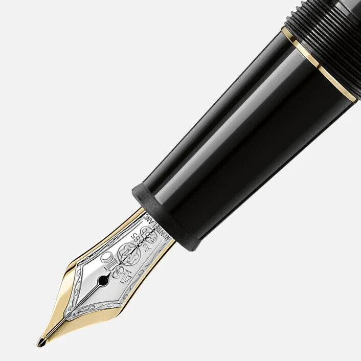 Montblanc Meisterstuck 145 Fountain Pen - Black & Gold