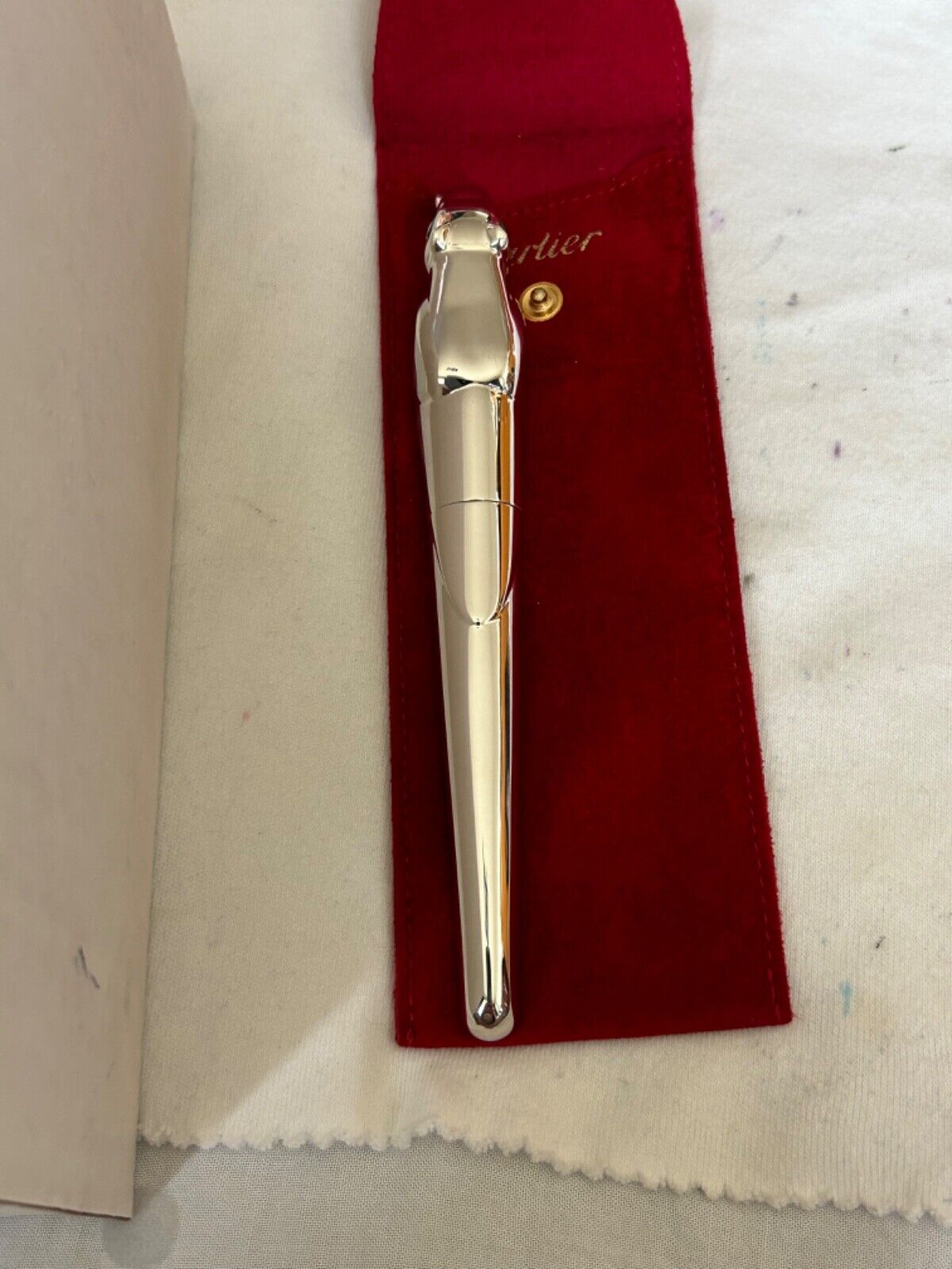Cartier Panthere Limited Edition Sterling Silver Fountain Pen
