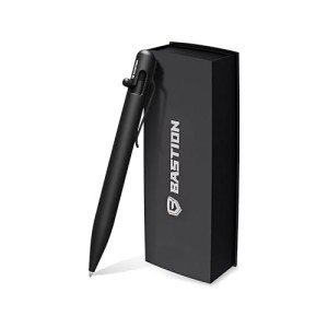 BASTION® Titanium Black Luxury Bolt Action Pen