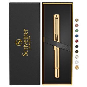 Scriveiner Heavy Gold Rollerball Luxury Pocket Pen