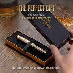 Scriveiner Heavy Gold Rollerball Luxury Pocket Pen