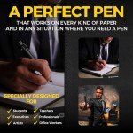 BASTION® Titanium Black Luxury Bolt Action Pen