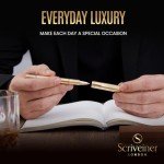 Scriveiner Heavy Gold Rollerball Luxury Pocket Pen