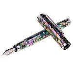 LACHIEVA LUX Abalone Fountain Pen with Fine Nib