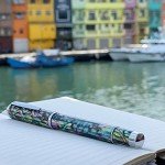 LACHIEVA LUX Abalone Fountain Pen with Fine Nib