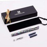 LACHIEVA LUX Abalone Fountain Pen with Fine Nib