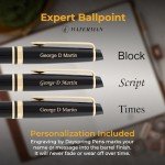 Personalized Waterman Expert Black Ballpoint Pen