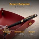 Personalized Waterman Expert Black Ballpoint Pen