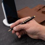 Engraved Cross Century II Black and Gold Pen