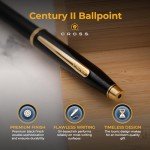 Engraved Cross Century II Black and Gold Pen