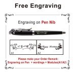 ARTEX Elegant Fountain Pen - Luxury Black/Silver Design