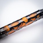 Conklin Endura Deco Crest Orange Fountain Pen