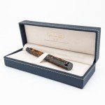 Conklin Endura Deco Crest Fountain Pen - Orange/Rose Gold