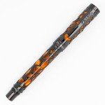 Conklin Endura Deco Crest Fountain Pen - Orange/Rose Gold