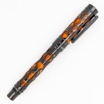 Conklin Endura Deco Crest Fountain Pen - Orange/Rose Gold