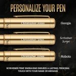 Personalized Gold Rollerball Pen - Luxury Gift Set