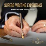 Personalized Silver Chrome Luxury Fountain Pen Set