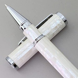 LACHIEVA Luxury Mother of Pearl Rollerball Pen Set