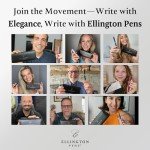Elegant Ellington Fountain Pen Set with Ink
