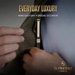 Scriveiner Luxury Fountain Pen - Black 24K Gold Finish