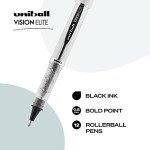 Uniball Vision Elite Blue Rollerball Pens, 12-Pack